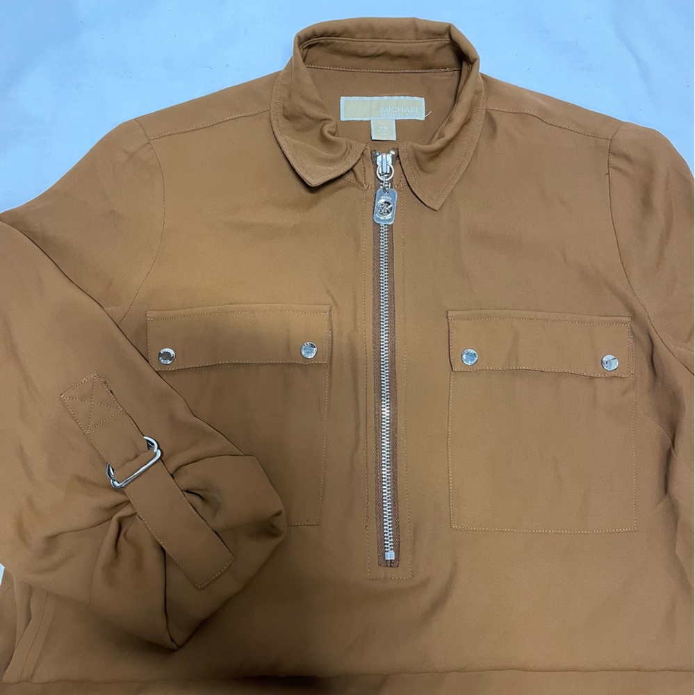 Michael Kors lightweight brown blouse in a size SX